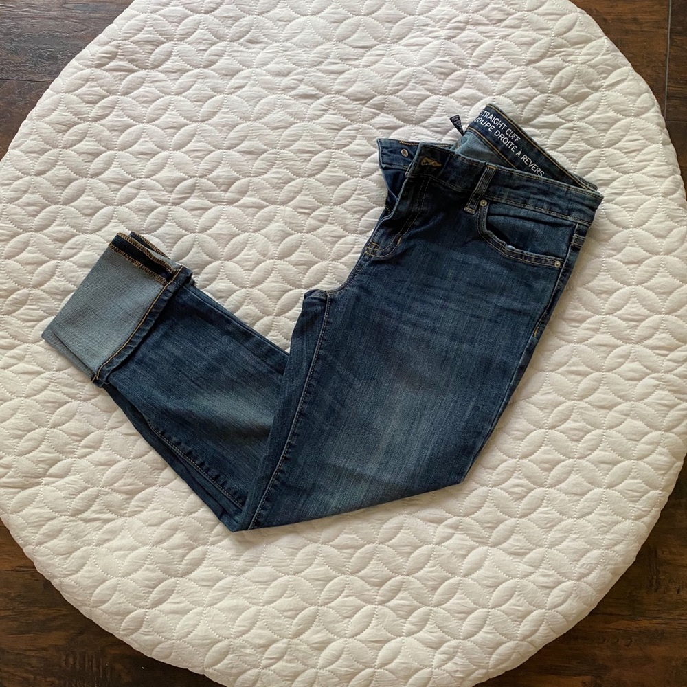 Gap Straight Cuff Jeans